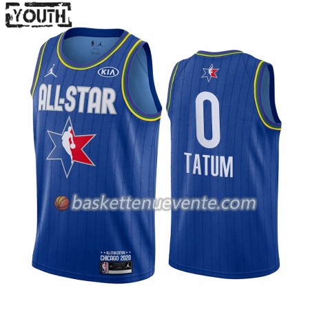 Maillot Basket Boston Celtics Jayson Tatum 0 2020 All-Star Jordan Brand Bleu Swingman - Enfant
